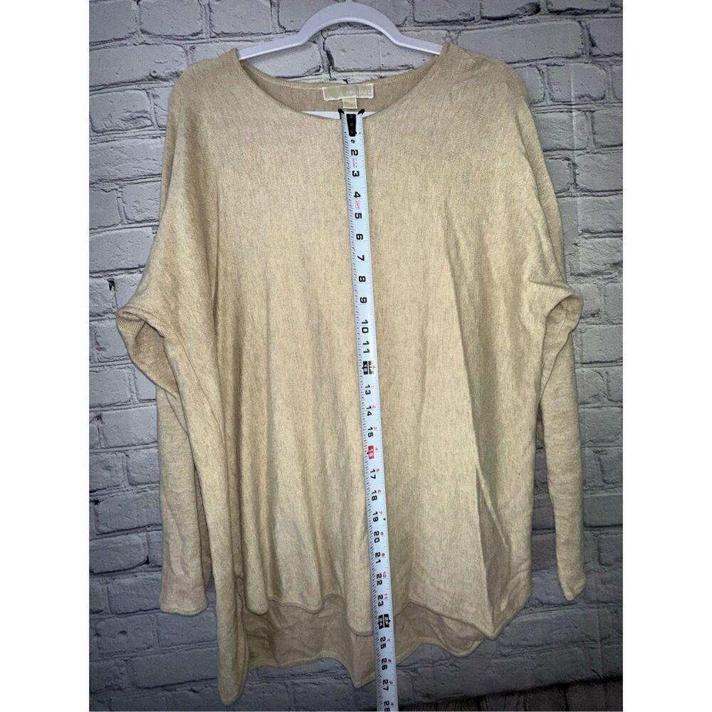 Michael Kors Women’s Large Long Sleeve Light Sweater Beige - Picture 9 of 9
